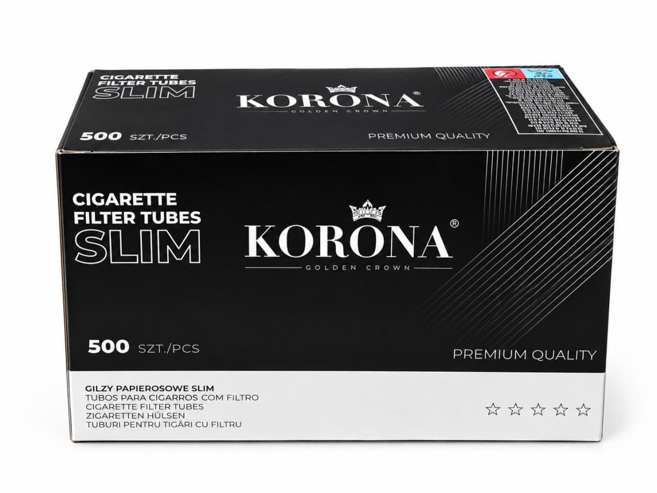 Гільзи KORONA Golden Crown Slim, фільтр 17 мм
